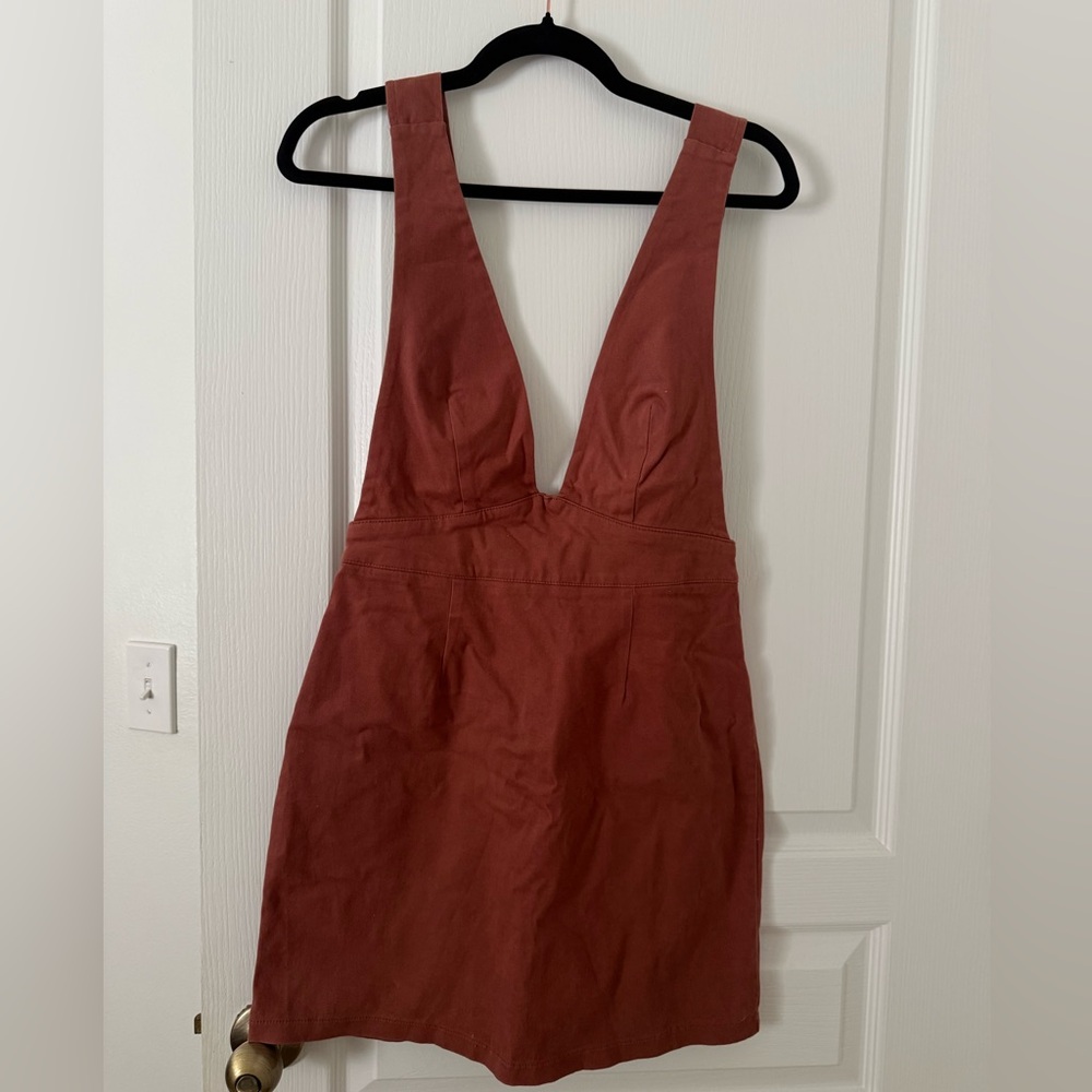 Rust jumper Dress